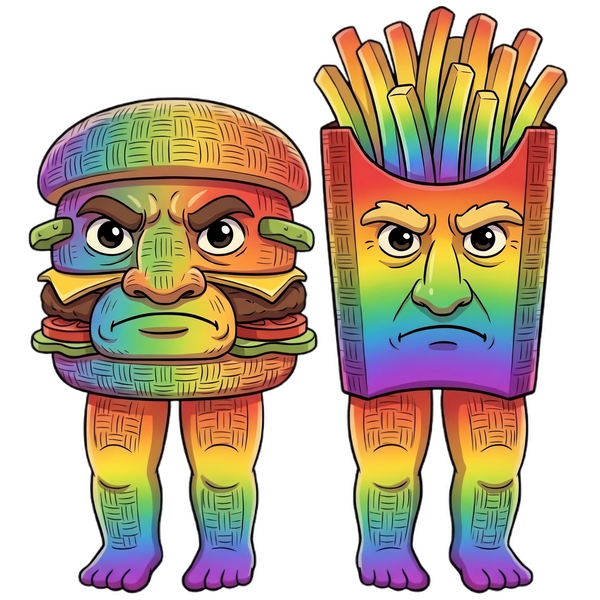 Rainbow Burguru and Fryuro