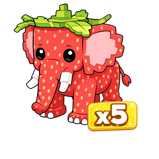 x5 Strawberry Elephant